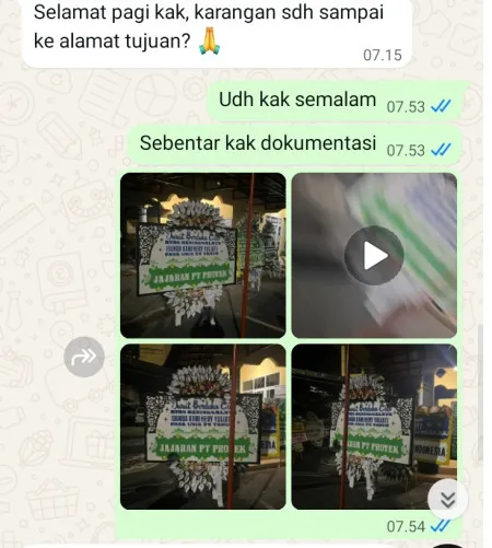 Pengiriman Papan Bunga Selamat Cileungsi