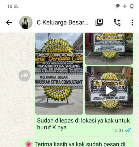 Pengiriman Papan Bunga Duka Cileungsi