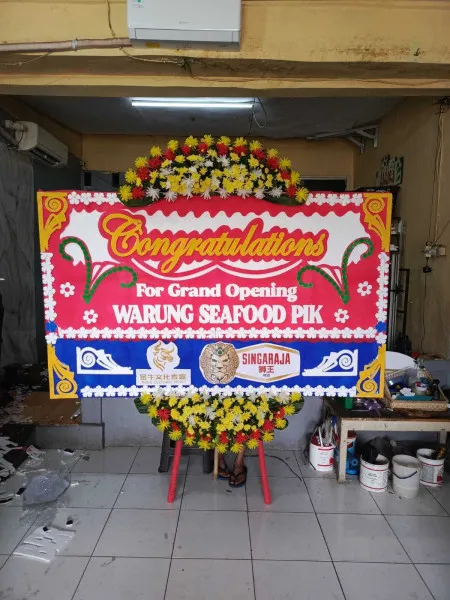 Papan Bunga Ucapan Selamat Cileungsi