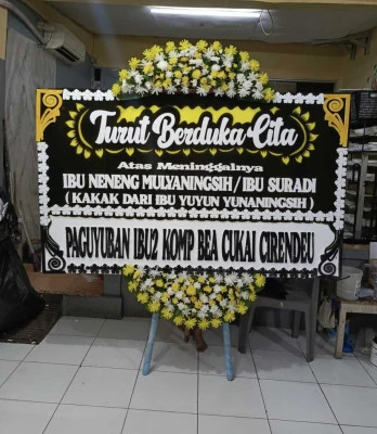 Papan Bunga di Cileungsi